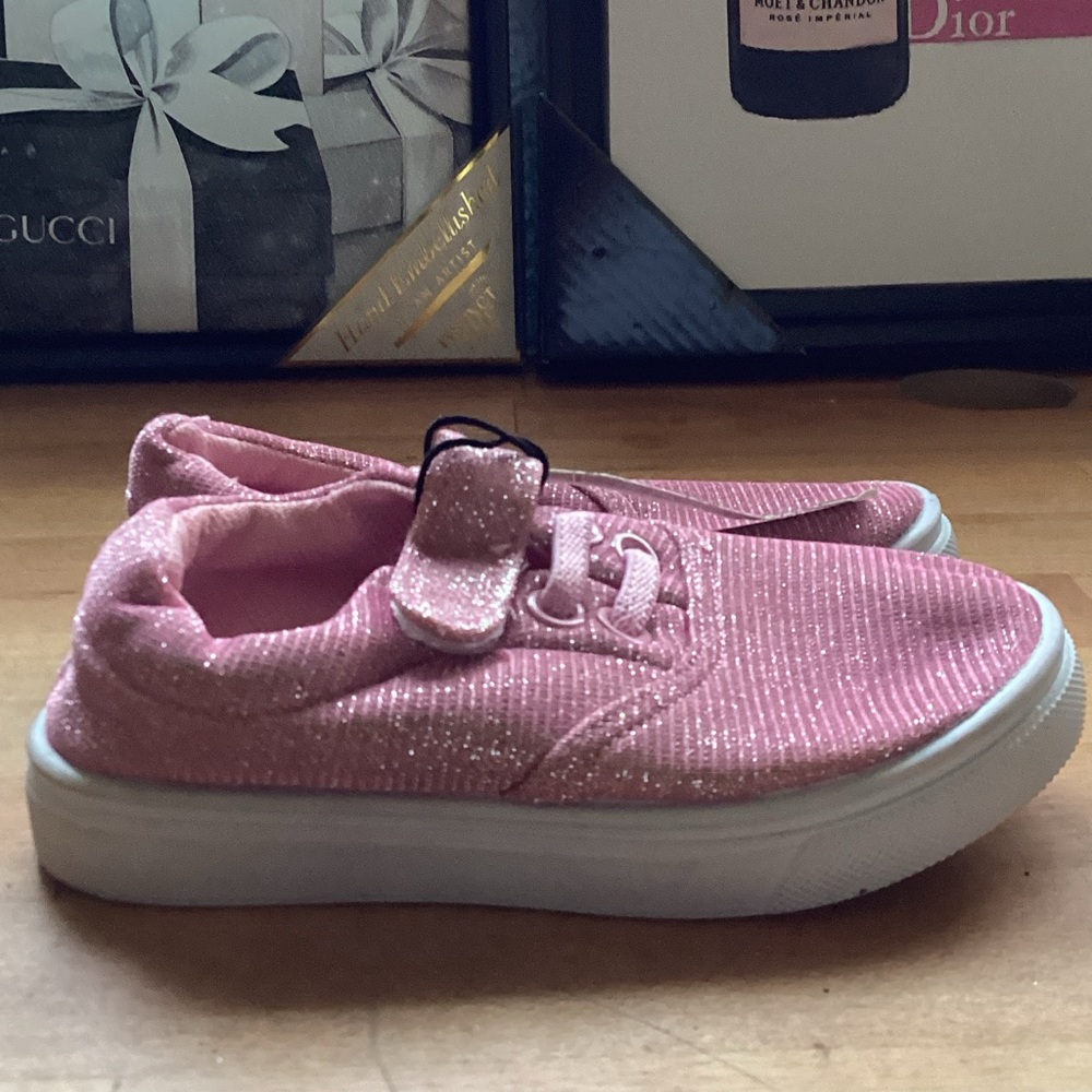Sparkly Pink Toddler Girls Shoes